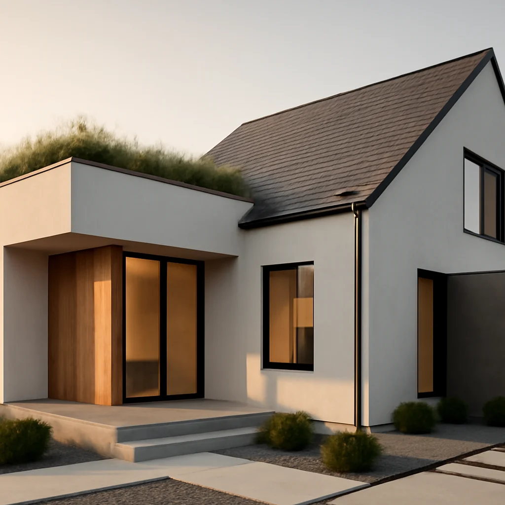 Casă cu acoperiș plat modern sau acoperiș clasic în pantă?