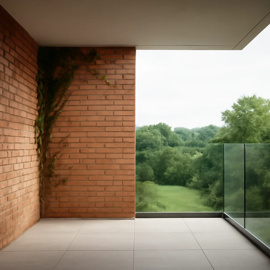 Parapet balcon din zidărie sau din sticlă?