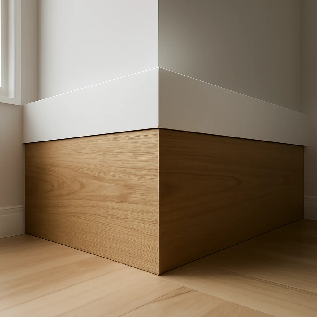 Plintă din lemn sau plintă din PVC?