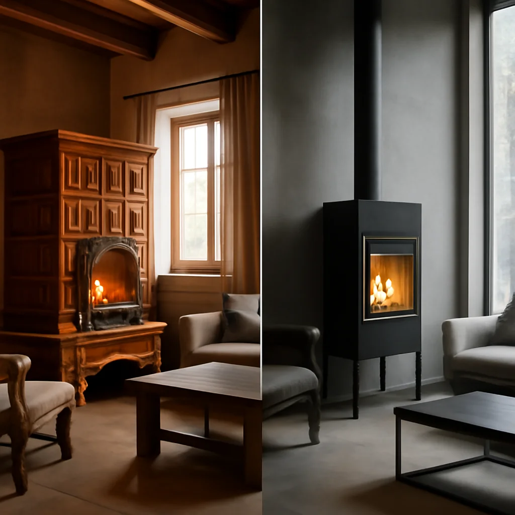 Sobă de teracotă sau sobă modernă din oțel?