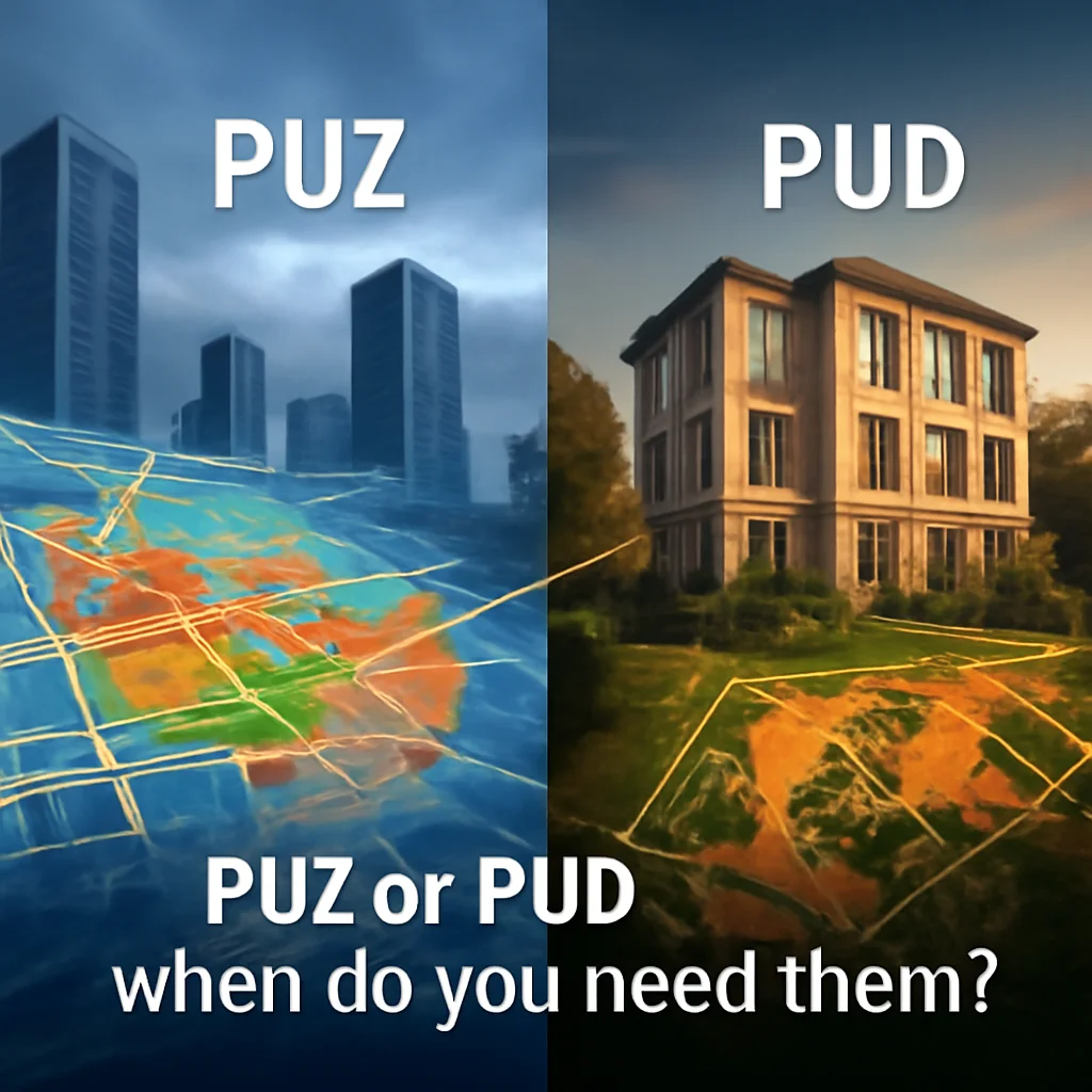PUZ sau PUD – când ai nevoie de ele?