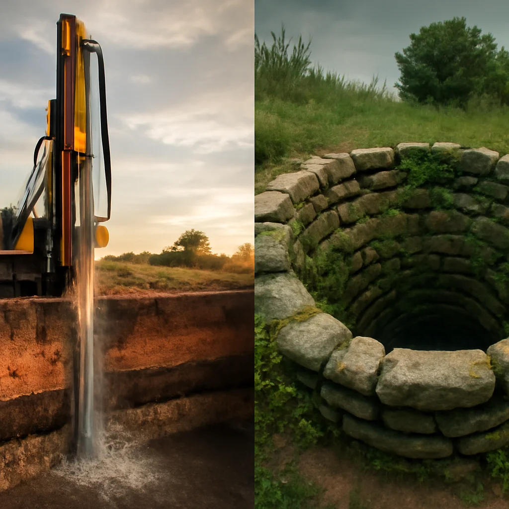 Foraj pentru apă sau puț săpat?