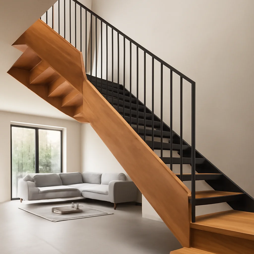 Scară din metal și lemn sau scară integral din lemn?