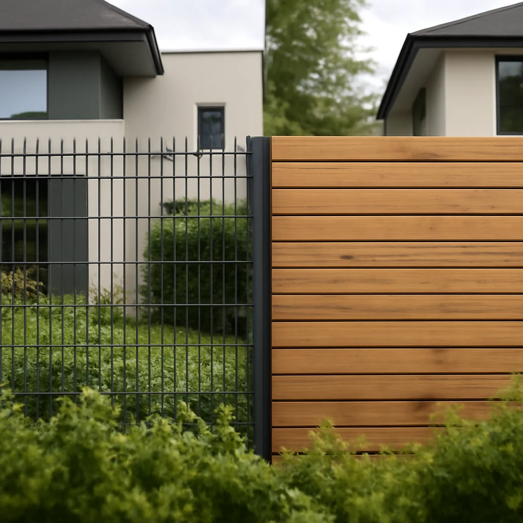 Gard din panouri bordurate sau gard din lemn: Ghid de alegere și criterii de selecție