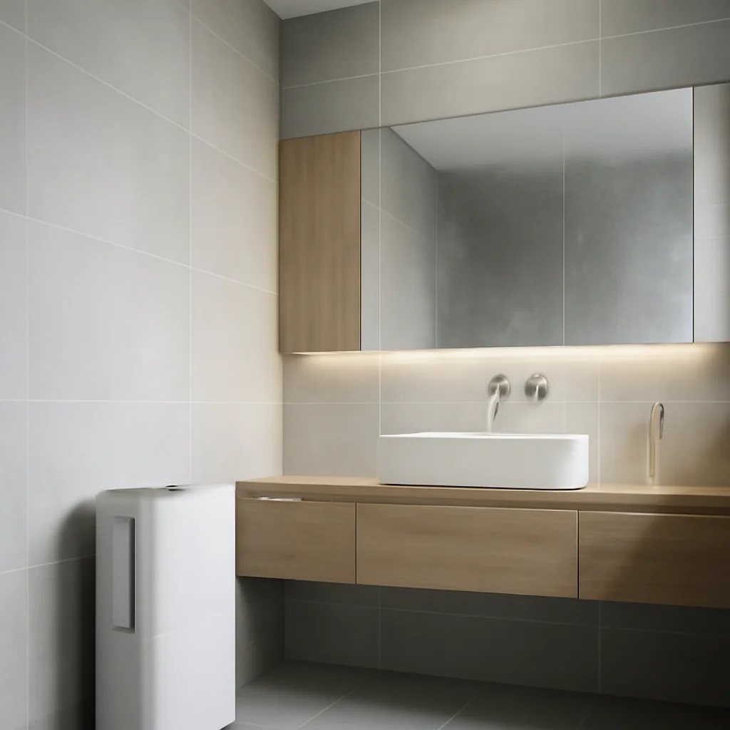 Dezumidificator sau ventilație mecanică pentru baie?