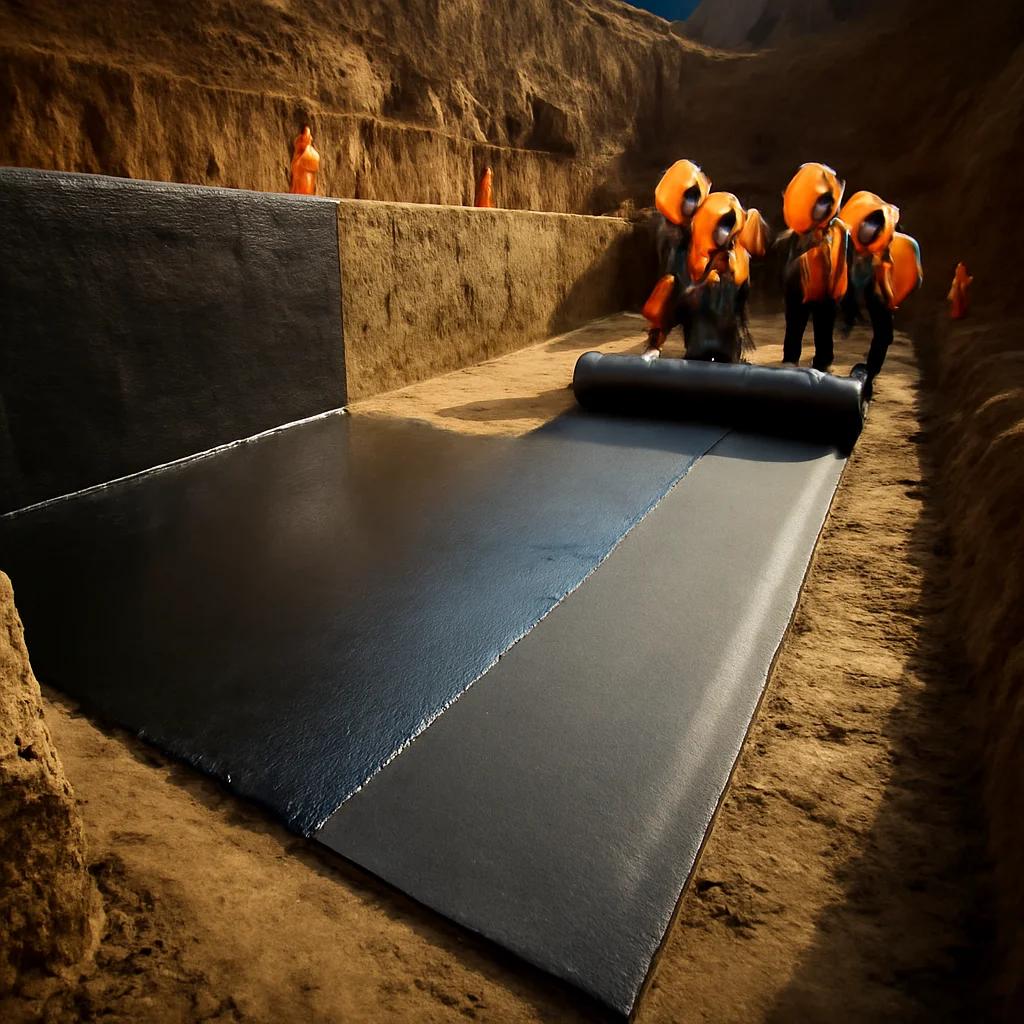 Hidroizolație fundație cu membrană bituminoasă sau lichidă