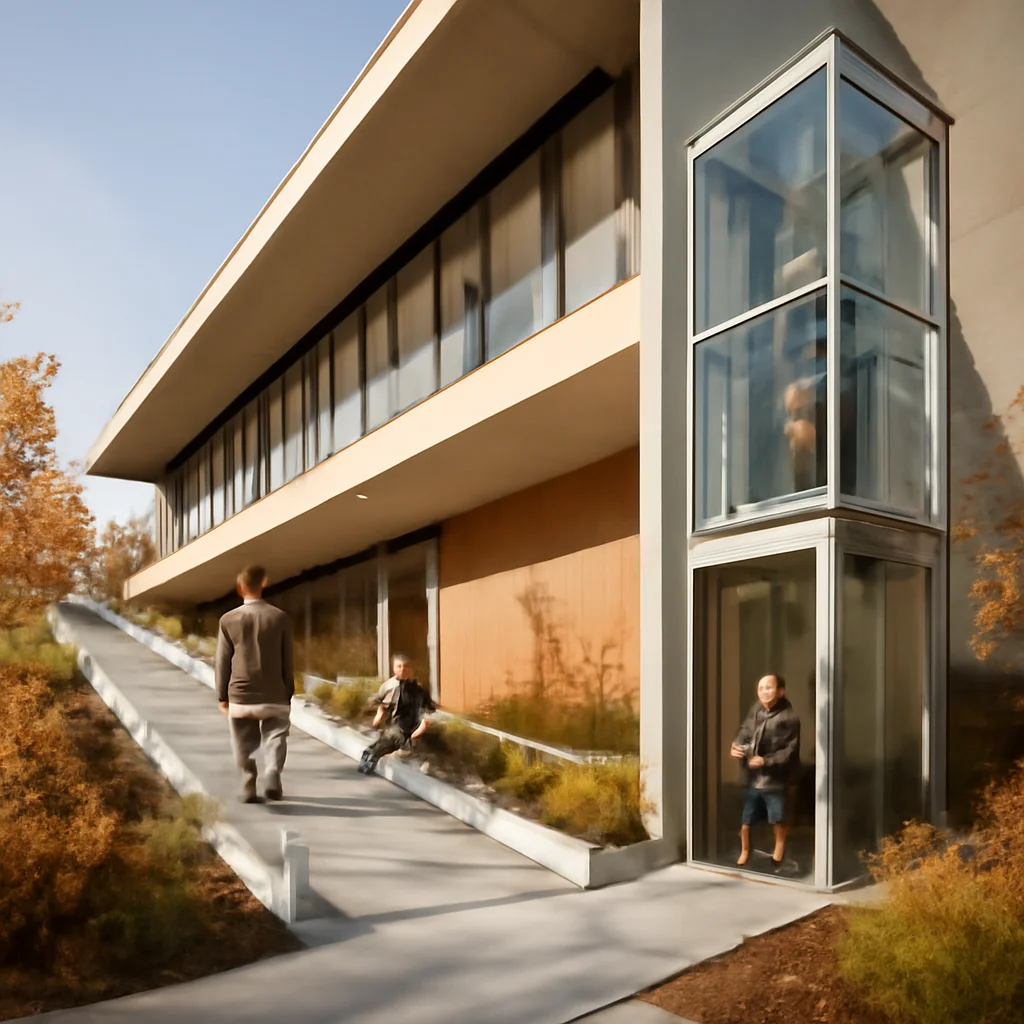 Rampă de acces sau lift pentru persoane cu mobilitate redusă?