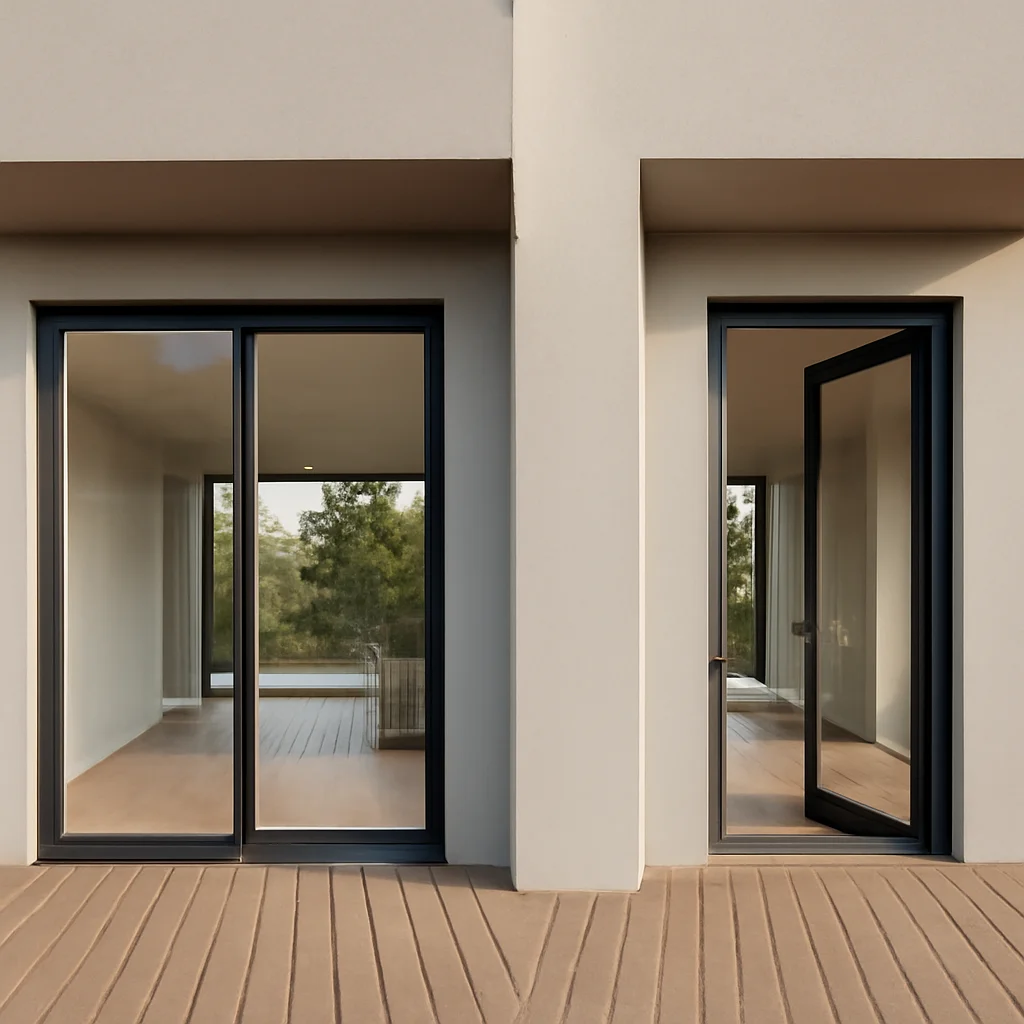 Uși glisante sau uși batante pentru terasă?