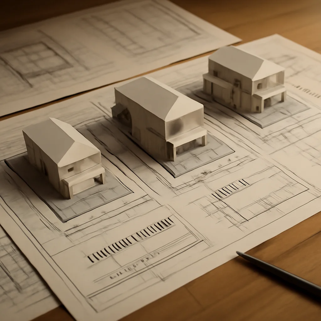 Aliniamente și retrageri minime față de limitele de proprietate