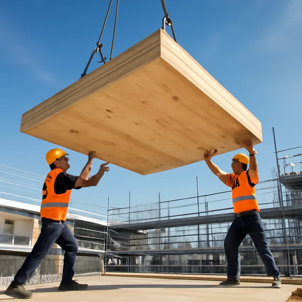 Ce este CLT (Cross Laminated Timber)
