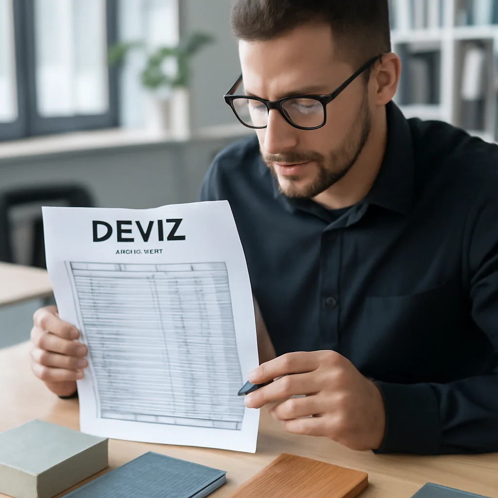 Cum se actualizează devizul