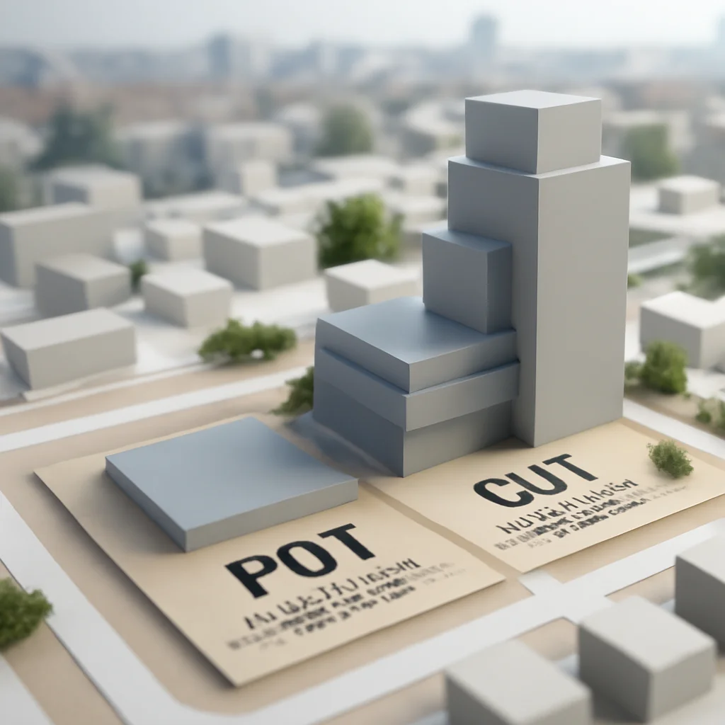 Cum se calculează POT și CUT pentru un teren