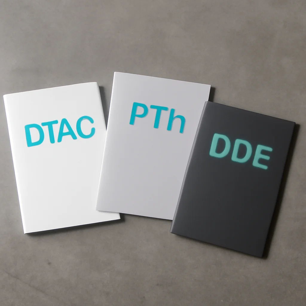 Diferența dintre DTAC, PTh și DDE