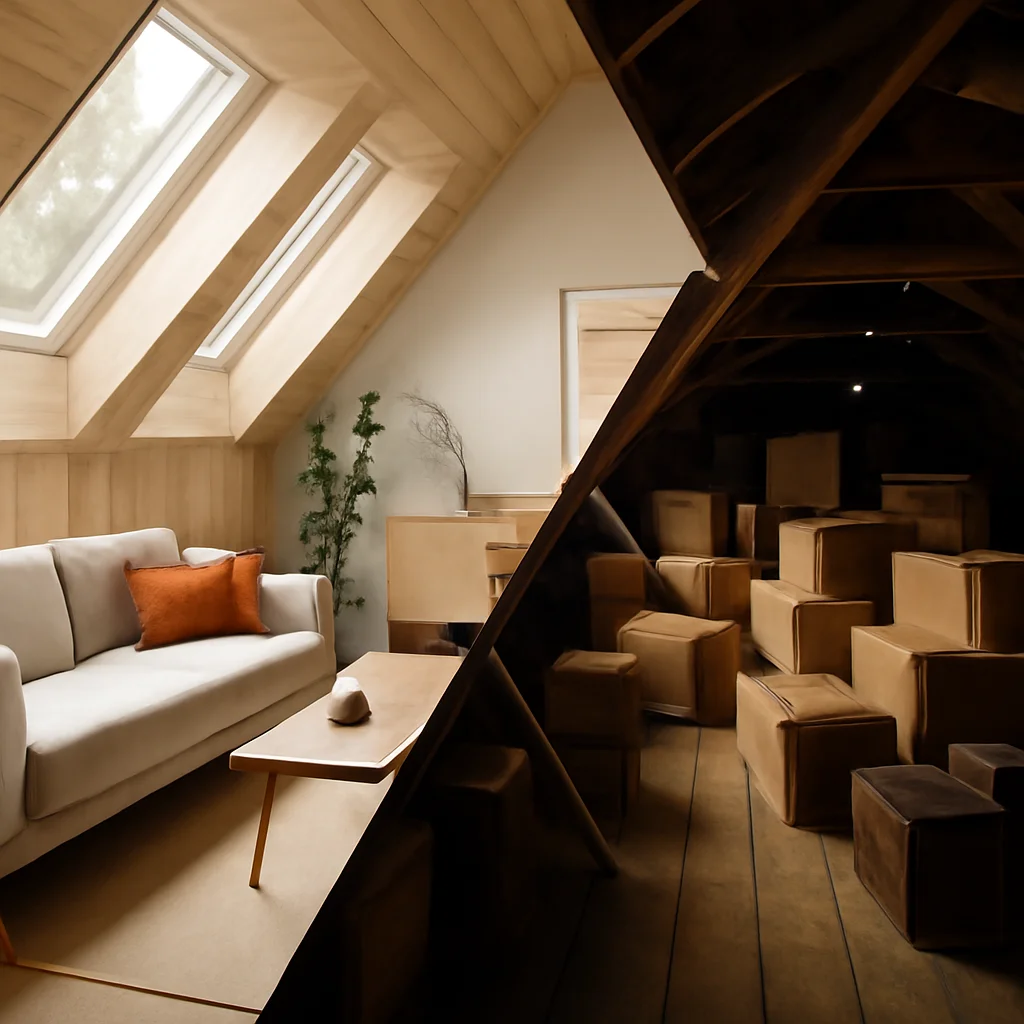 Mansardă locuibilă vs pod