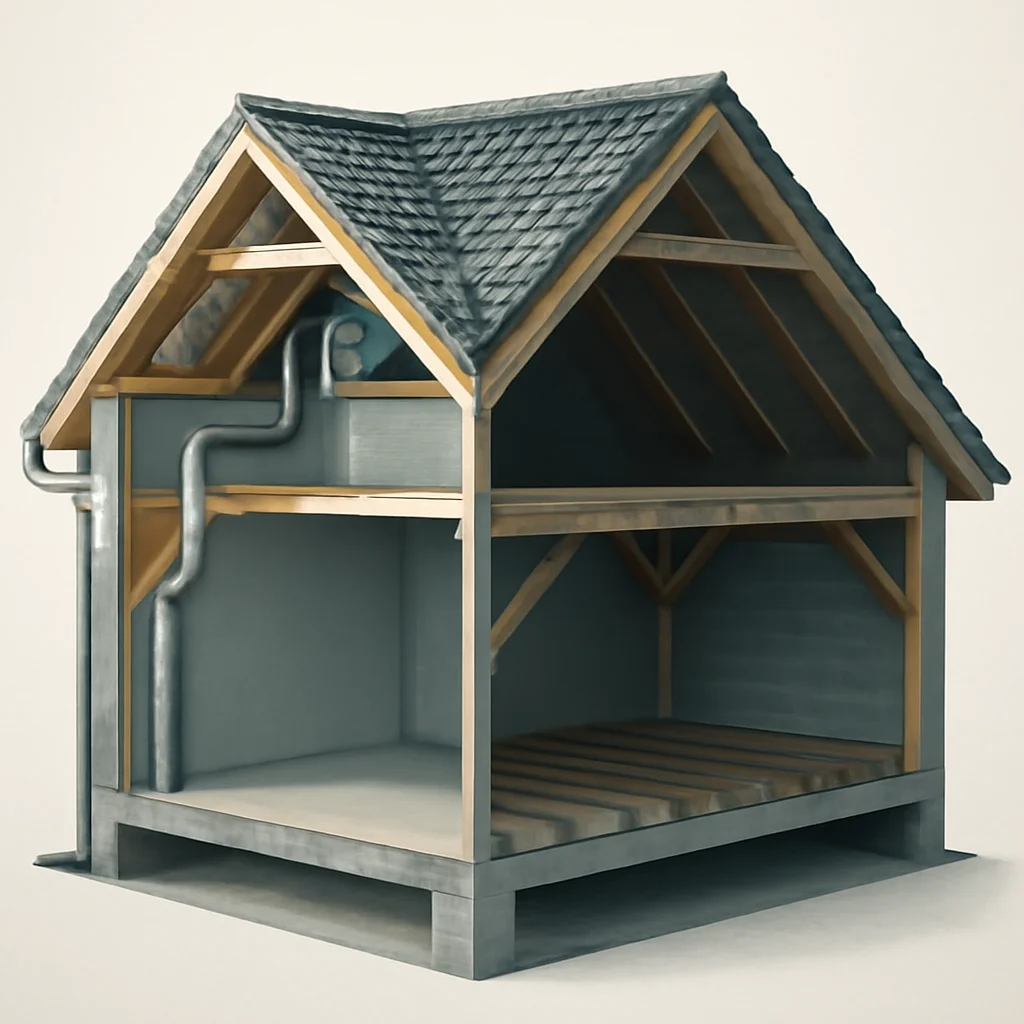 Mansardă locuibilă vs pod