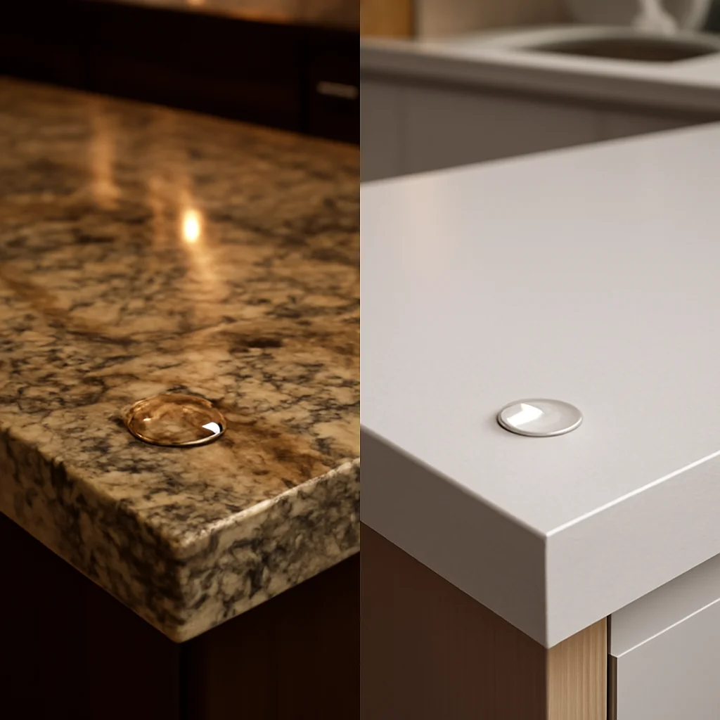 Piatra naturală vs piatră compozită