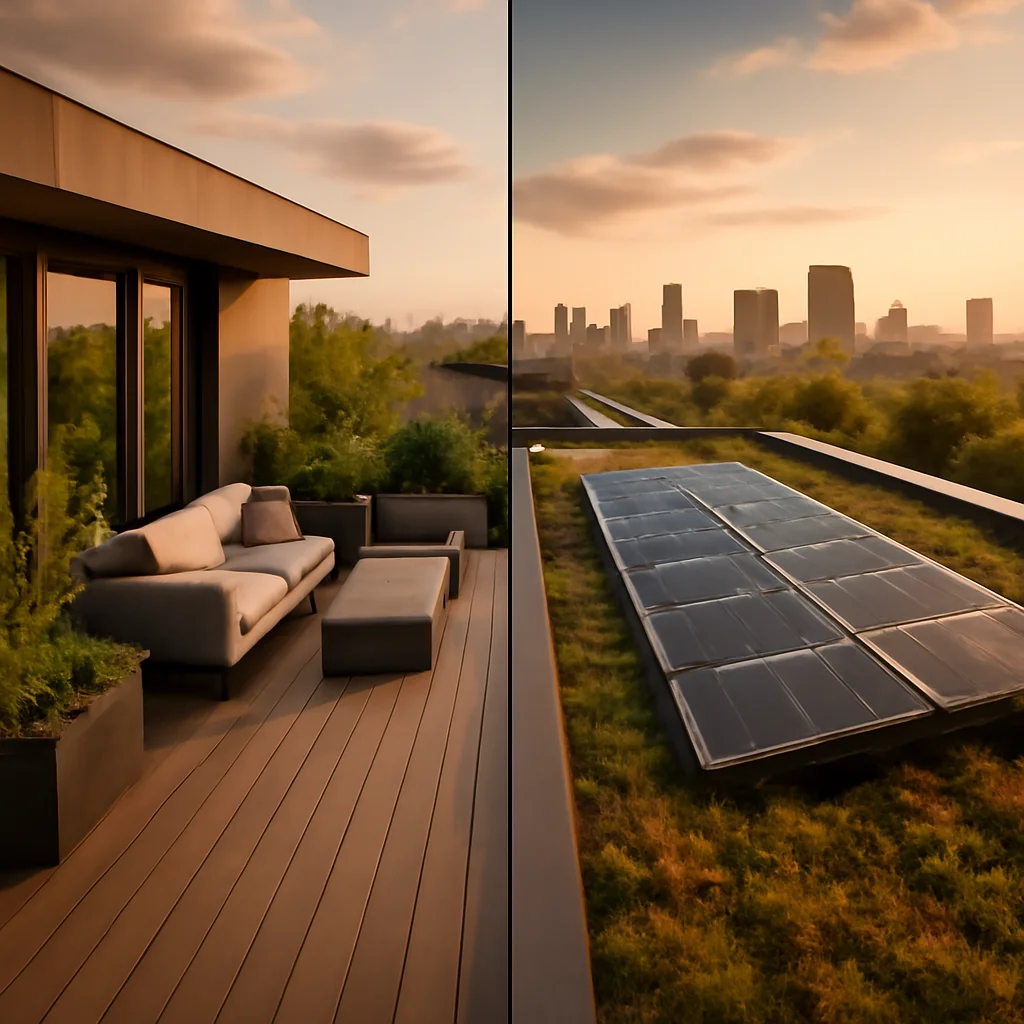 Terasă circulabilă sau terasă necirculabilă – definiții și diferențe