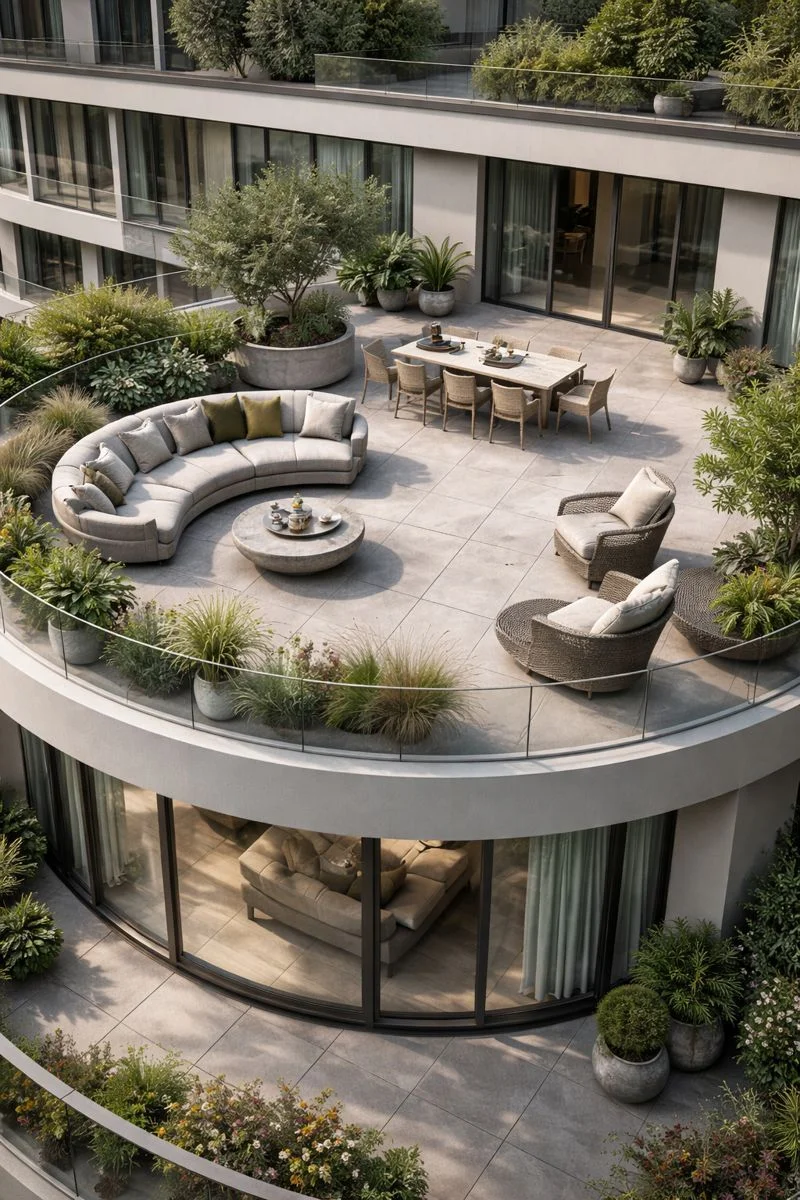 Structura unei terase circulabile