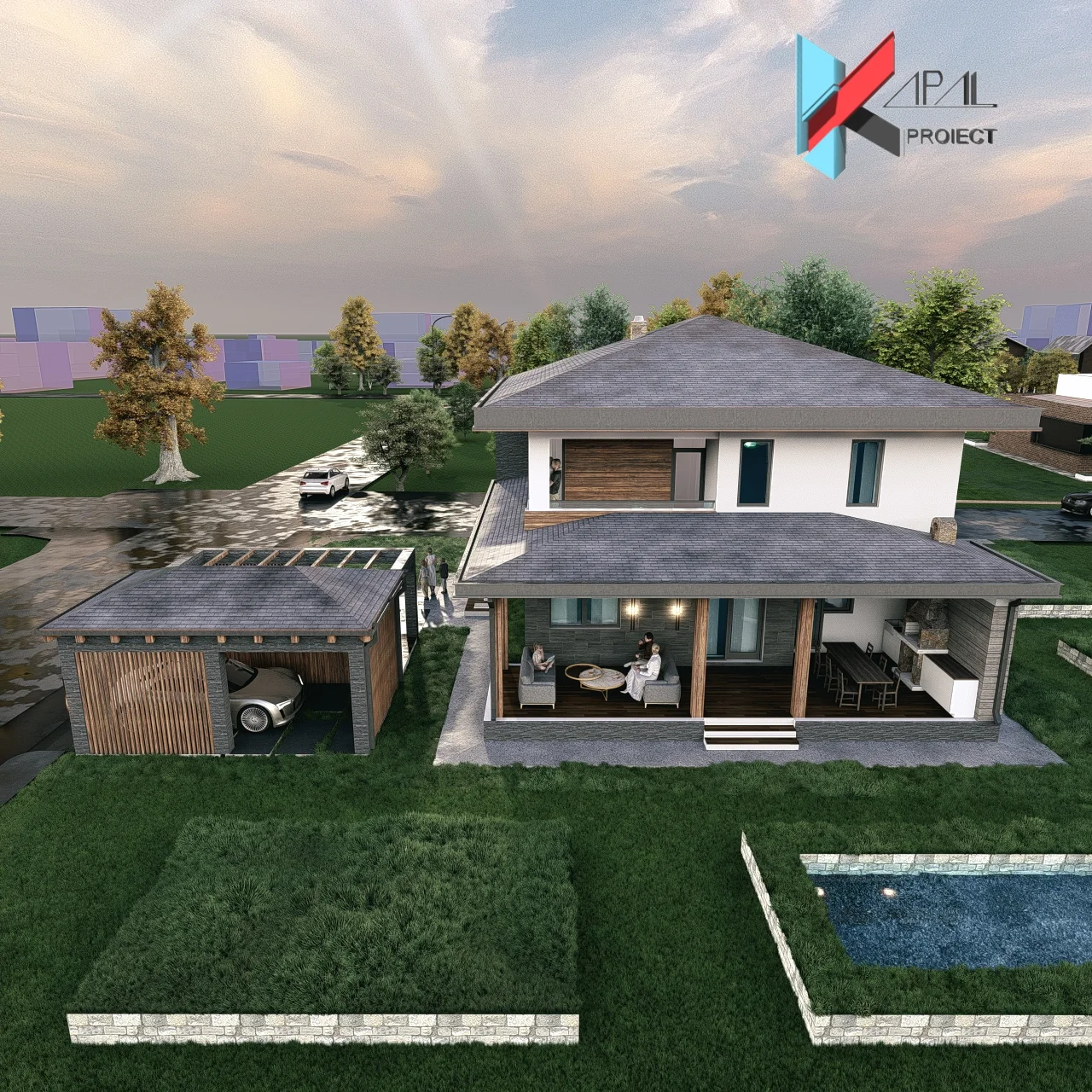 K160 Locuinta unifamiliala P+1E - Imagine 2