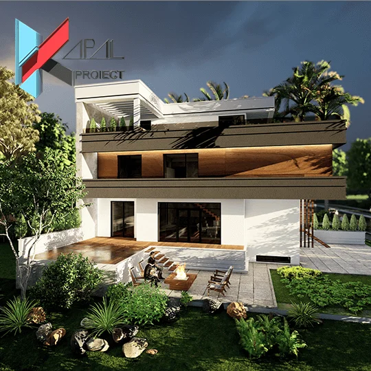 K002 Locuință unifamilială S+P+1E+2E retras - Imagine 2