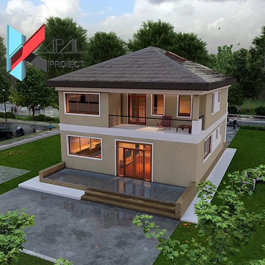 K022 Locuință unifamilială S+P+1E+M - Imagine 4