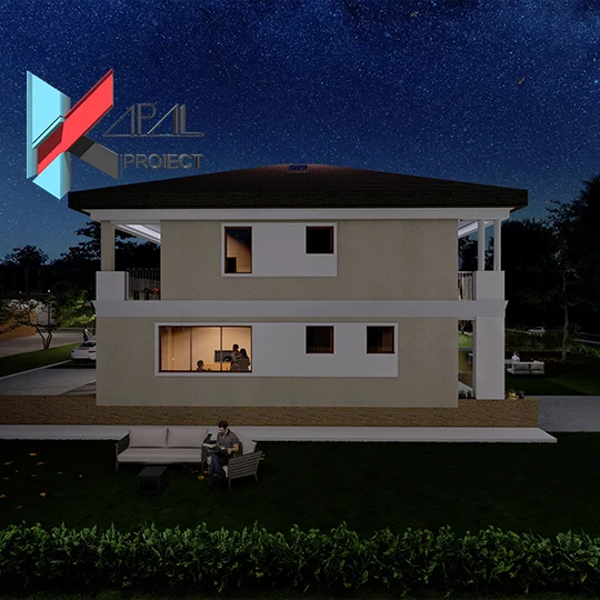 K022 Locuință unifamilială S+P+1E+M - Imagine 5