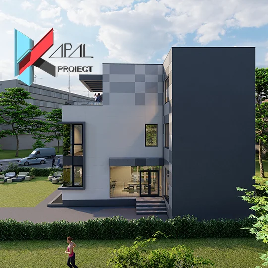 K038 Locuință unifamilială S+P+1E+2E retras - Imagine 4