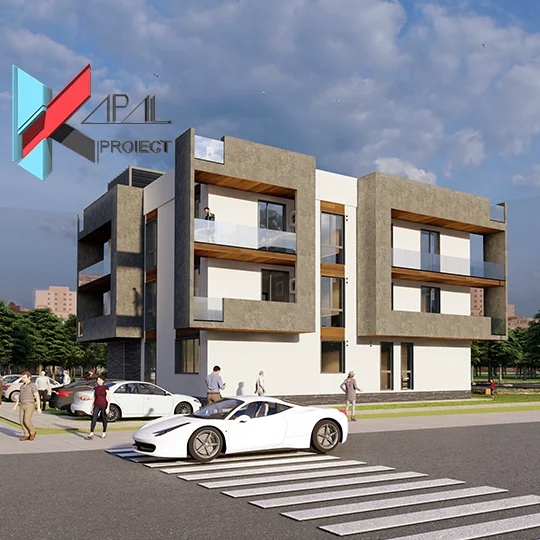 K049 Locuințe colective P+2E - Imagine 2