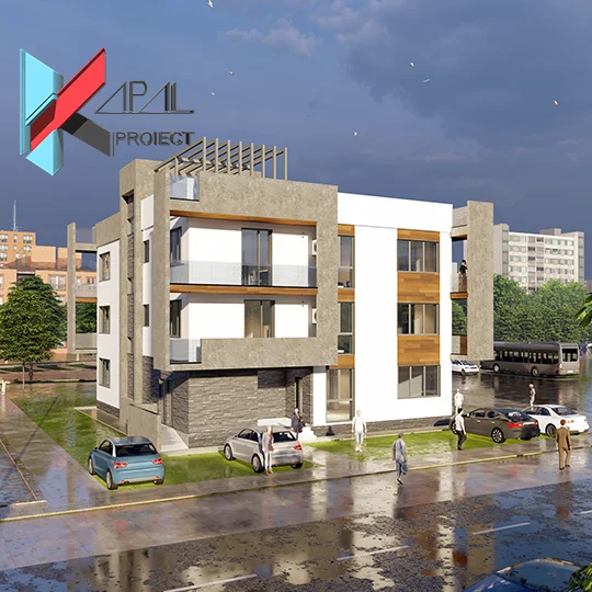 K049 Locuințe colective P+2E - Imagine 3