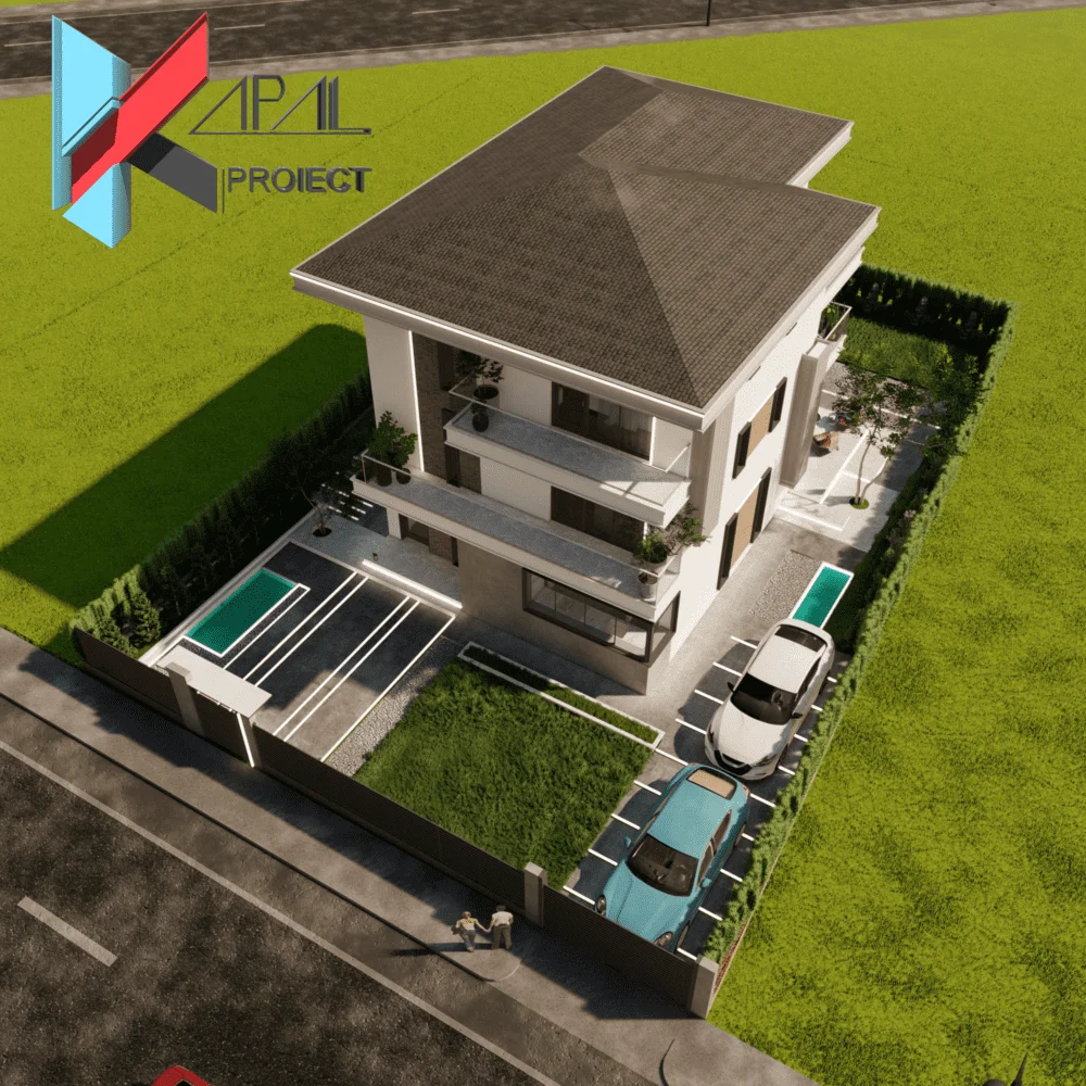 K094 Locuință unifamilială S+P+2E - Imagine 4