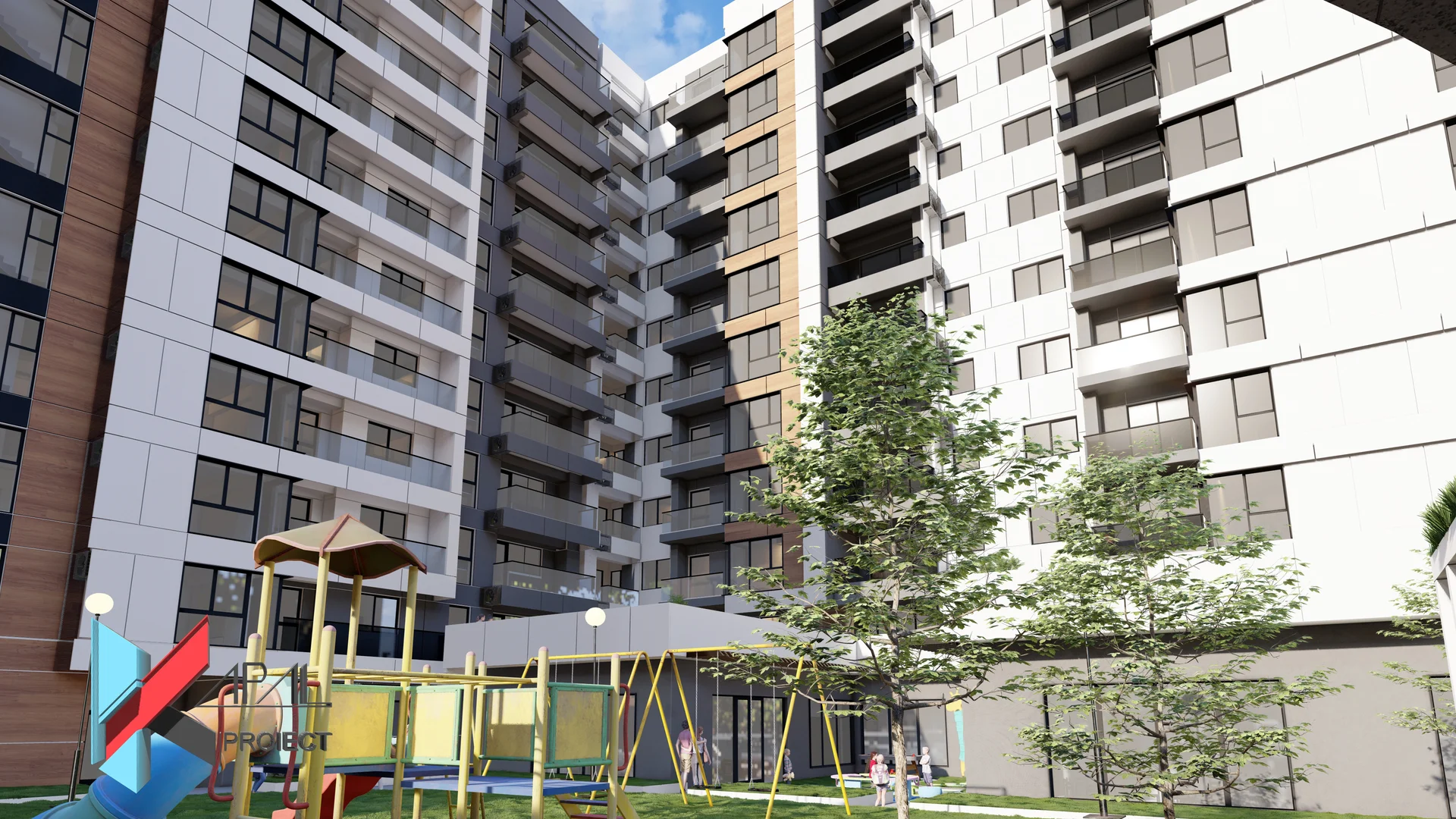 K101 Locuințe colective S+P+10 E si D+P+9E - Imagine 3