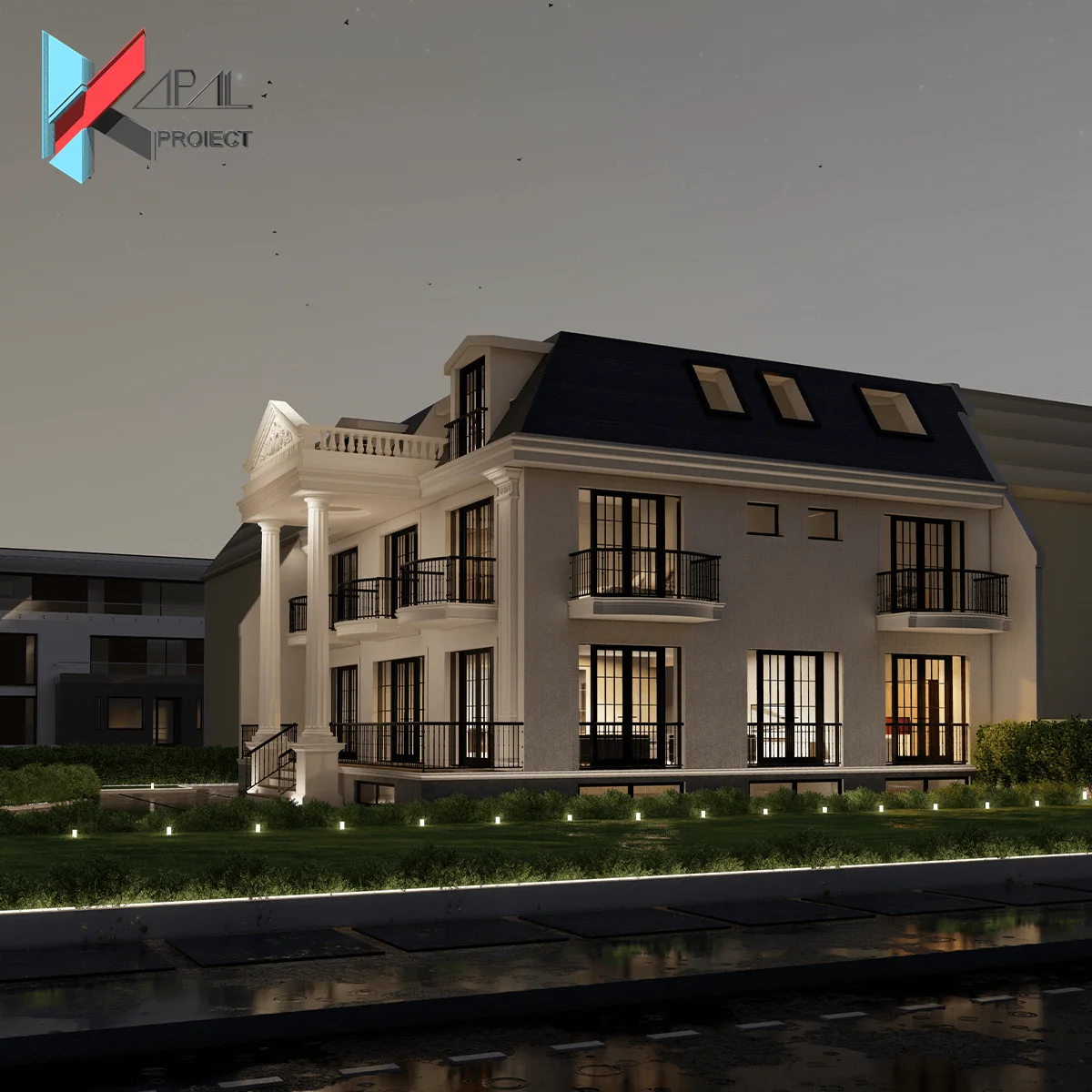 K110 Locuință unifamilială S+P+1E+M - Imagine 2