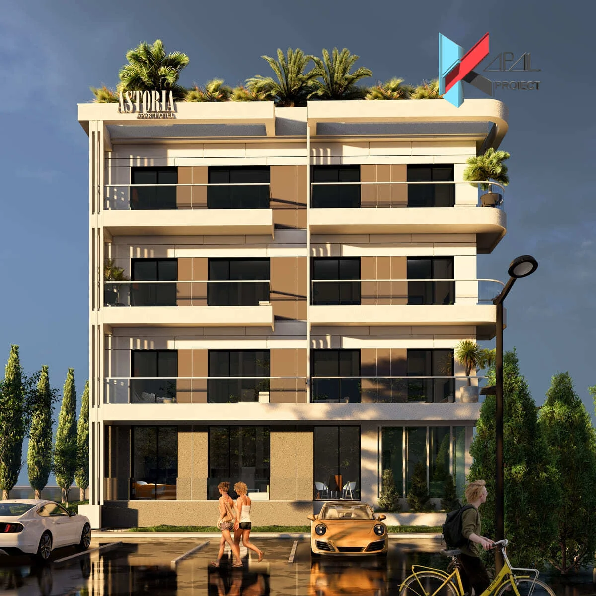 K117 Apart-Hotel S+P+3E+T circulabilă - Imagine 3