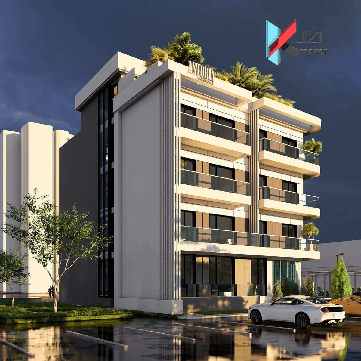 K117 Apart-Hotel S+P+3E+T circulabilă - Imagine 5