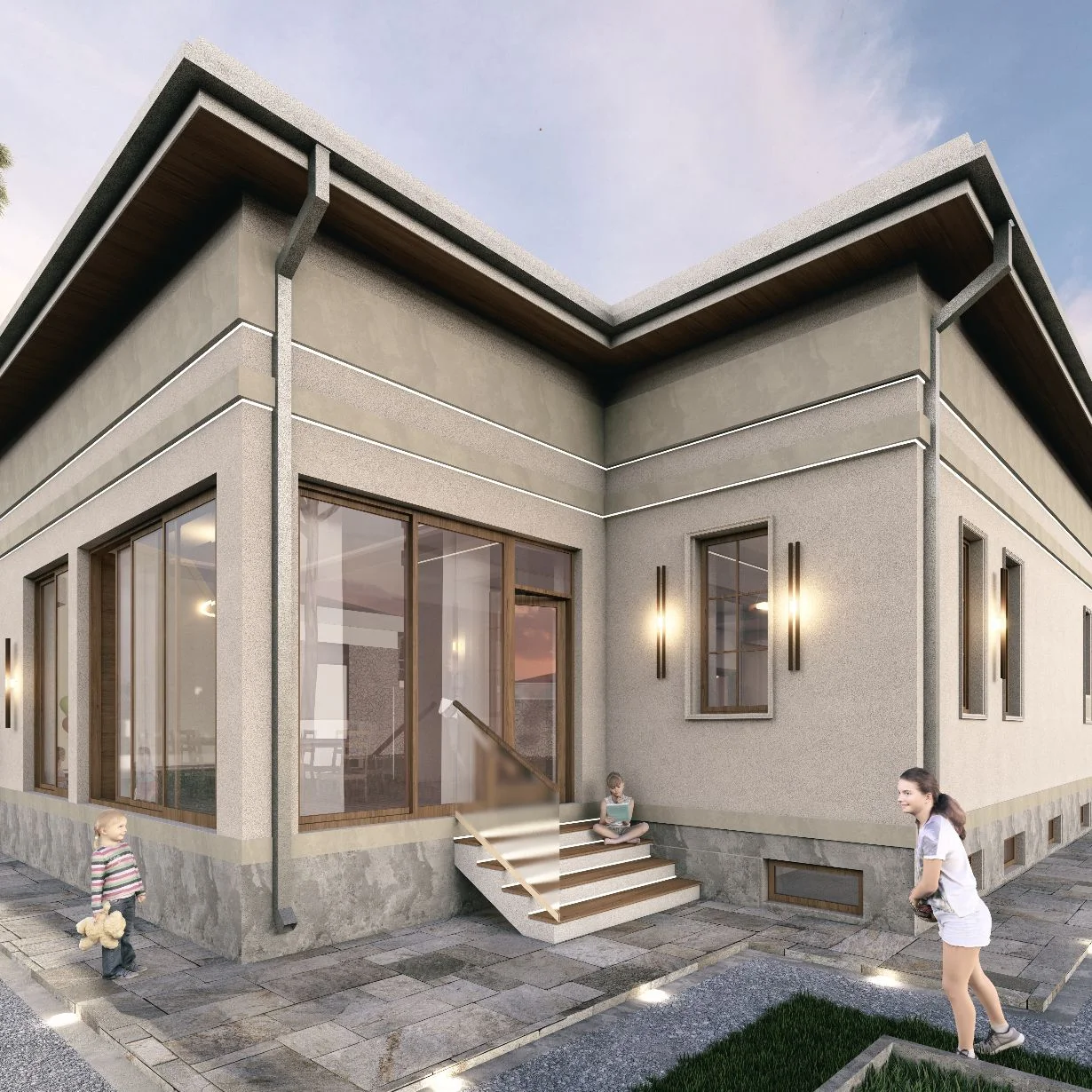 K141 Locuință unifamilială S+P+M - Imagine 3